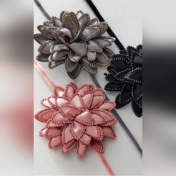 FREE PEOPLE, From Dusk Till Dawn Choker, Rose, NWOT - Picture 3 of 7